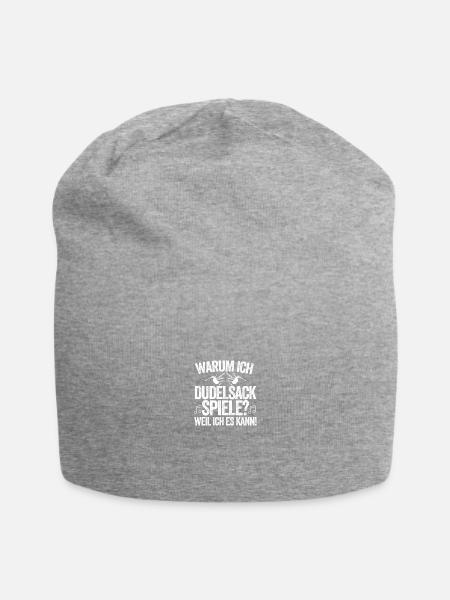 Dudelsack Dudelsackspieler Schottland Sackpfeife - Jersey-Beanie - Grau meliert