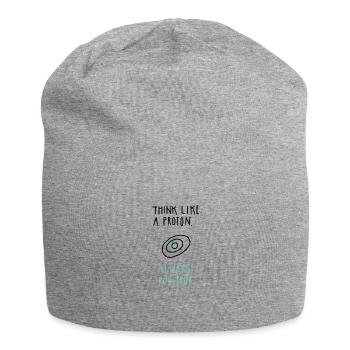 positif - Bonnet en jersey - gris chiné - Devant