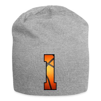 Enfants 1er anniversaire Basketteur 1 an - Bonnet en jersey - gris chiné - Devant