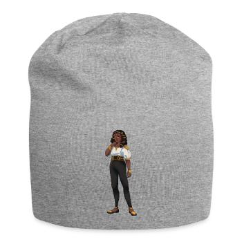 Ra-I, göttlich beschenkte Katzenmagische - Jersey-Beanie - Grau meliert - Vorne
