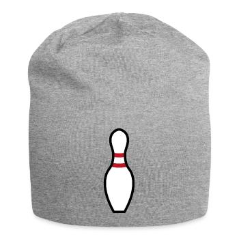 Bowling Pin - Jersey-Beanie - Grau meliert - Vorne