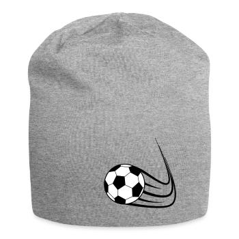 Fußball, Ball, Soccer, Football, Schuss, Tor - Bonnet en jersey - gris chiné - Devant