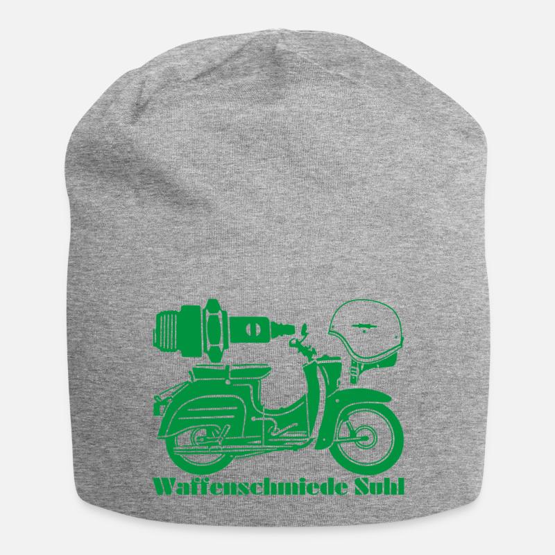 Simson Schwalbe KR51 Waffenschmiede - Jersey-Beanie - Grau meliert