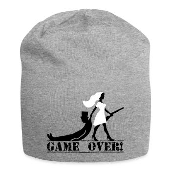 enterrement de vie de garçon et de jeune fille - Bonnet en jersey - gris chiné - Devant