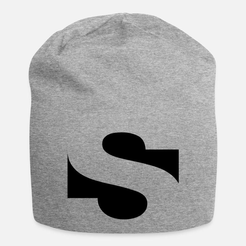 negative s - Jersey-Beanie - Grau meliert