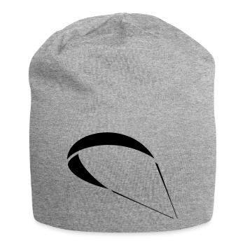Kite Gleitschirm - Jersey-Beanie - Grau meliert - Vorne
