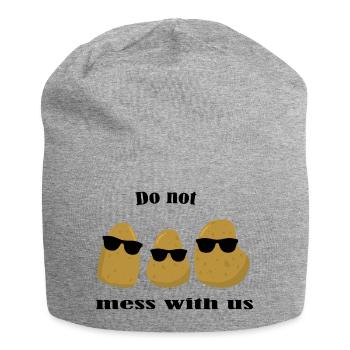 Potatoes do potato potato - Jersey Beanie - heather grey - Front