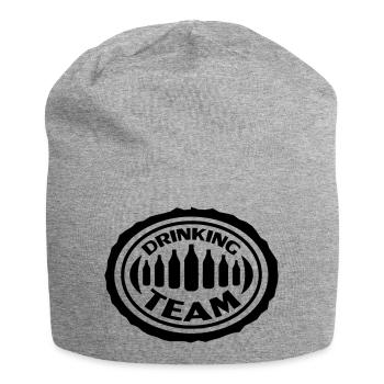 Drinking Team - Bonnet en jersey - gris chiné - Devant