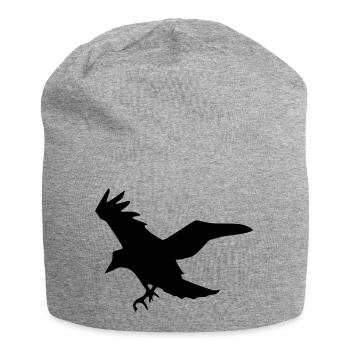 Rabe - Jersey-Beanie - Grau meliert - Vorne
