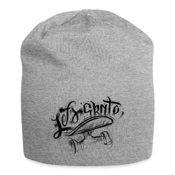 Let's Skate tattoo Graffiti gangster streetwear - Jersey-Beanie - Grau meliert - Vorne