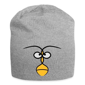 Face Tribal - Jersey Beanie - heather grey - Front