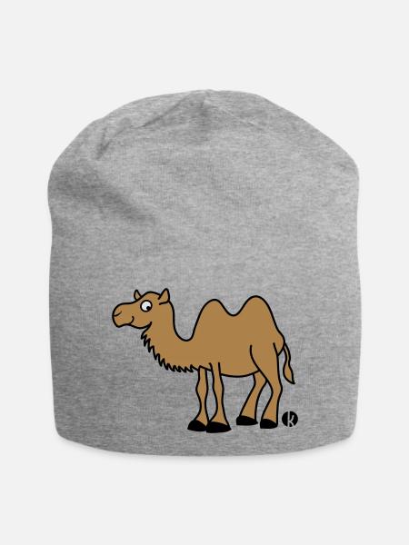 Kamel - Jersey Beanie - heather grey