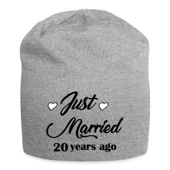 20-years - Bonnet en jersey - gris chiné - Devant