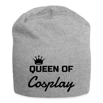 Cosplay / Cosplayer / Manga / Geek - Bonnet en jersey - gris chiné - Devant