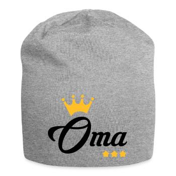 Grandma Gran Oma Grand-Mère Grand Mere - Jersey Beanie - heather grey - Front