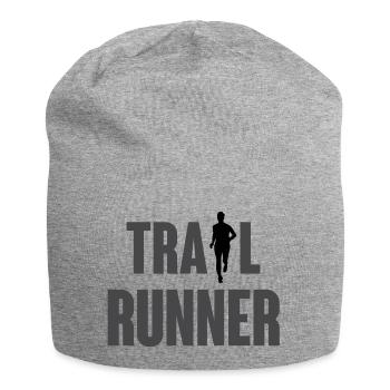 Trail Runner - Jersey Beanie - heather grey - Front