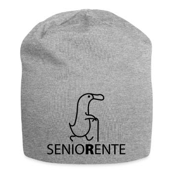 Senior Ente Rente - Jersey-Beanie - Grau meliert - Vorne