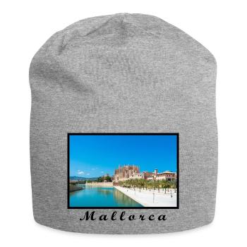 Mallorca Design - Bonnet en jersey - gris chiné - Devant