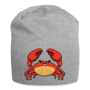 Krabbe - Jersey-Beanie - Grau meliert - Vorne