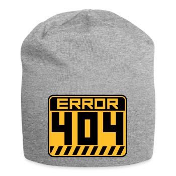 Avertissement d’erreur 404 Shield - Bonnet en jersey - gris chiné - Devant