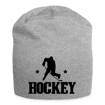 Hockey - Bonnet en jersey - gris chiné - Devant