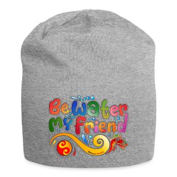 Tribute to Bruce Lee - Jersey Beanie - heather grey - Front