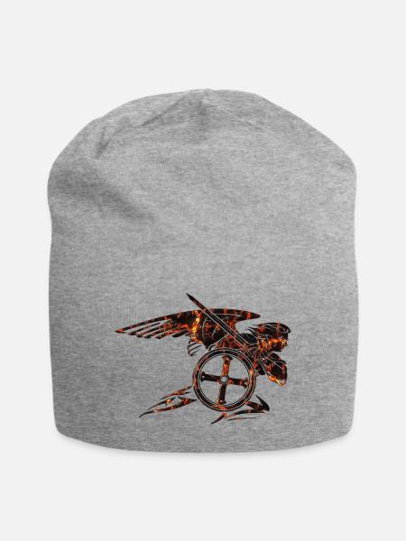 Michael Erzengel Heiliger Christlicher Engel Heiliger Heiliger Snkt - Jersey-Beanie - Grau meliert
