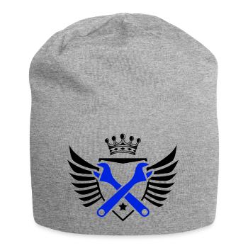 Armoiries de l’artisanat - Bonnet en jersey - gris chiné - Devant