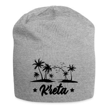 kreta - Jersey-Beanie - Grau meliert - Vorne