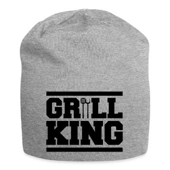 Grill King - Jersey Beanie - heather grey - Front