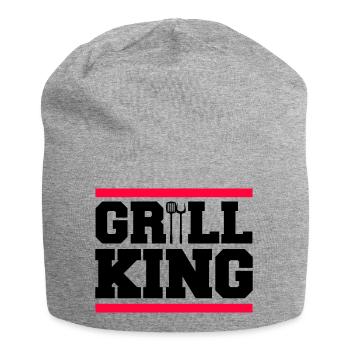 Grill King - Jersey Beanie - heather grey - Front