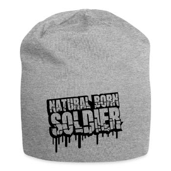 Soldat né guerre général combattant de la liberté - Bonnet en jersey - gris chiné - Devant