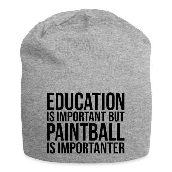 Paintball - Jersey-Beanie - Grau meliert - Vorne