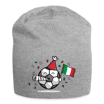 Football Fan Italy - Jersey Beanie - heather grey - Front