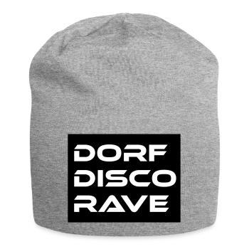 Dorf Disco Rave - Jersey-Beanie - Grau meliert - Vorne