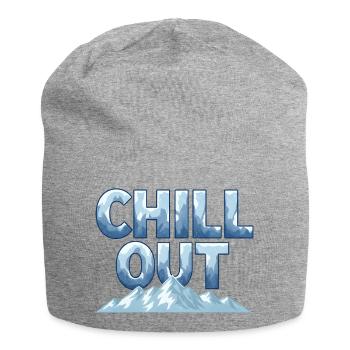 Chill Out Mountains Aménagement extérieur hivernal - Bonnet en jersey - gris chiné - Devant