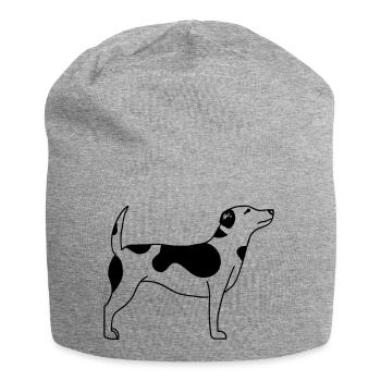 Hund - Jersey-Beanie - Grau meliert - Vorne