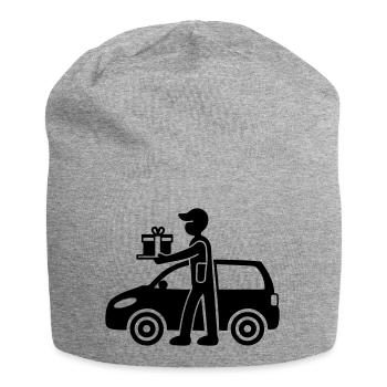 Package Service Delivery - Jersey Beanie - heather grey - Front