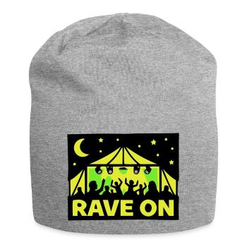 Rave On Festival Tent Techno Party Crew - Bonnet en jersey - gris chiné - Devant