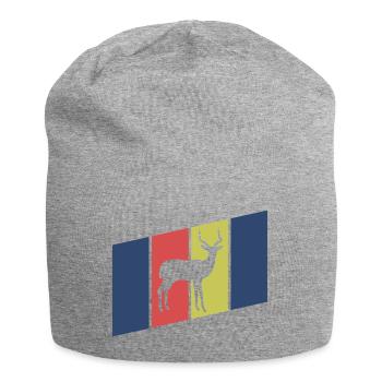 Antelope Silhouette Africa - Jersey Beanie - heather grey - Front