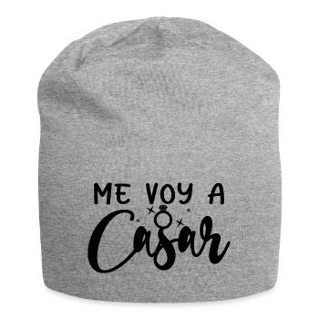 Me Voy A Casar I'm Getting Married Wedding Engaged - Jersey Beanie - heather grey - Front