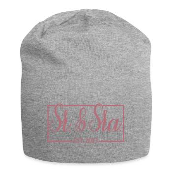 Sr. & Sra. Est. 2023 - Hochzeitsgeschenk für Männer & Frauen - Jersey-Beanie - Grau meliert - Vorne
