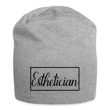 Cadeau d'esthéticienne diplômée fière d'esthéticienne - Bonnet en jersey - gris chiné - Devant