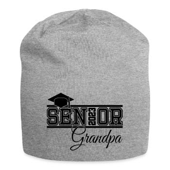 Senior 2023 Opa stolzer Opa von Absolventen - Jersey-Beanie - Grau meliert - Vorne