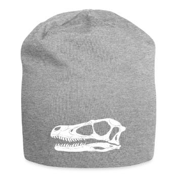 Velociraptor Fossil - Jersey Beanie - heather grey - Front