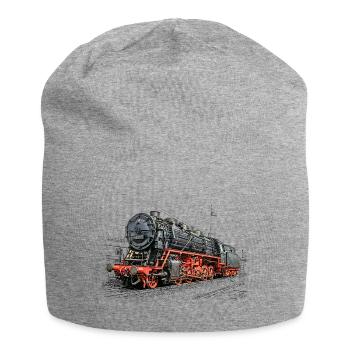 Dampflok 43 001 - Jersey-Beanie - Grau meliert - Vorne