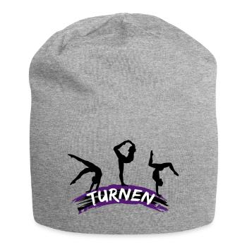 Gymnastique, gymnaste - Gymnatics - Bonnet en jersey - gris chiné - Devant