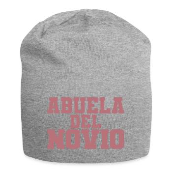 Abuela del Novio Groom's Grandmother Wedding Gift - Jersey Beanie - heather grey - Front