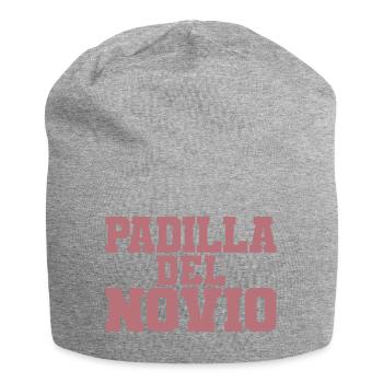 Cadeau de mariage Gang de Padilla del Novio Groom - Bonnet en jersey - gris chiné - Devant