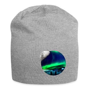 Aurores boréales - Bonnet en jersey - gris chiné - Devant